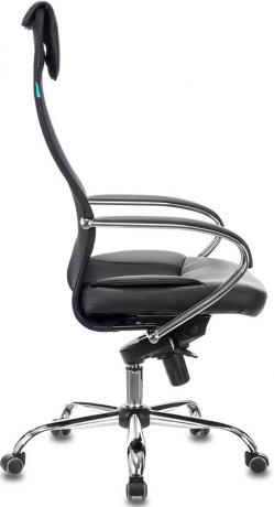 Кресло руководителя Бюрократ CH-609SL черный экокожа/сетка