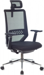 Ортопедическое компьютерное кресло Бюрократ MC-612N-H черный ткань