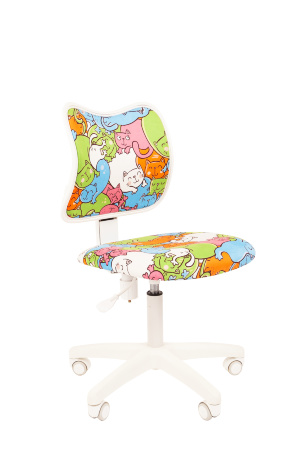 Детское компьютерное кресло Chairman Kids 102 белый пластик