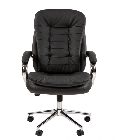 Офисное кресло руководителя Chairman 795 кожа черный