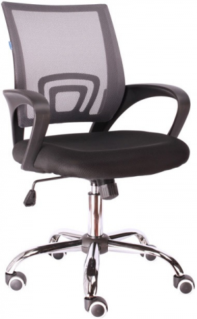 Компьютерное кресло Everprof EP 696 ткань-сетка черная/серая