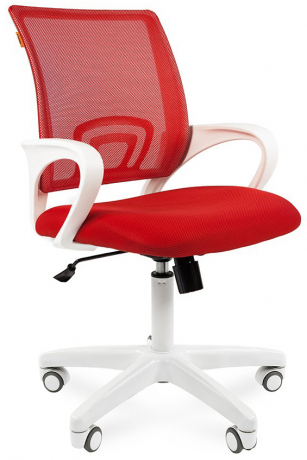 Компьютерное кресло Chairman 696 white красный