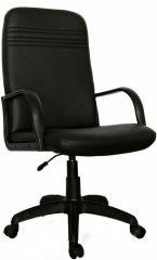 Кресло офисное Эконом Стандарт экокожа черная