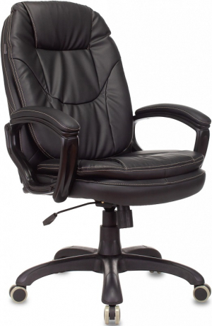 Кресло руководителя Бюрократ CH-868N черный экокожа