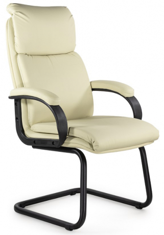 Конференц-кресло UTFC Надир В/п пластик-люкс 727 экокожа бежевый