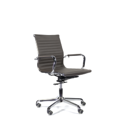 Кресло офисное CH-300 Кайман H хром (экокожа)