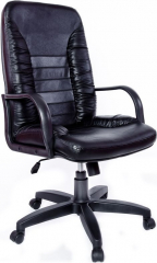 Кресло офисное Танго Стандарт кожзам черный