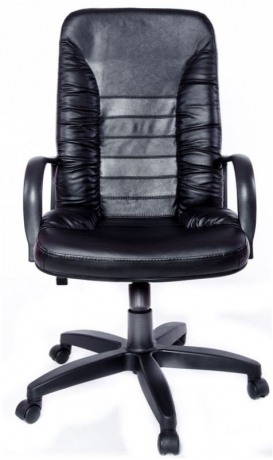 Кресло офисное Танго Стандарт кожзам черный
