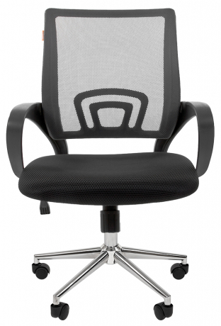 Компьютерное кресло Chairman 696 хром серая сетка