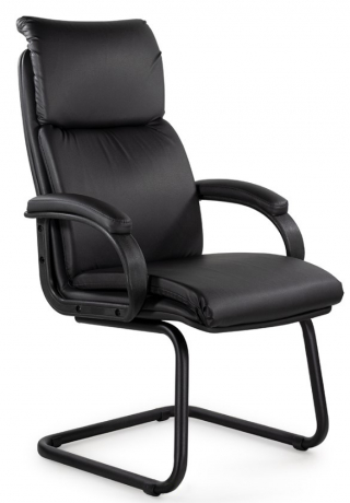 Конференц-кресло UTFC Надир В/п пластик-люкс 727 экокожа черный