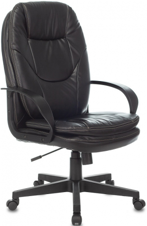 Кресло руководителя Бюрократ CH-868LT черный экокожа