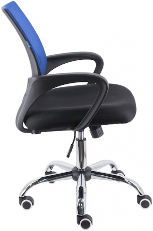 Компьютерное кресло Everprof EP 696 ткань-сетка черная/синяя