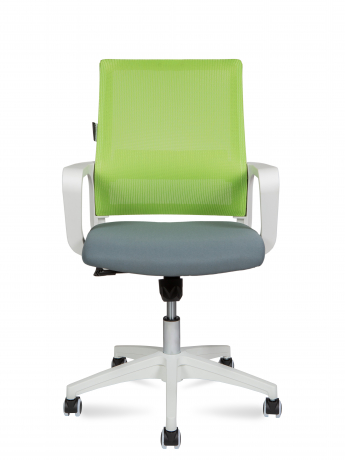  Офисное кресло Norden Бит LB белый пластик/зеленая сетка