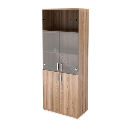 Шкаф офисный Аргентум НТ-580_НТ-601.2стл_НТ-600.2 (800*445*2050)