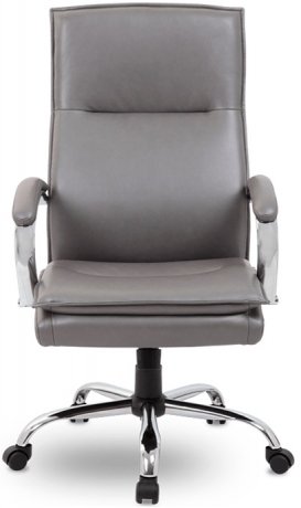 Кресло офисное М-701 Куба/Cuba хром S-0422 (серый)