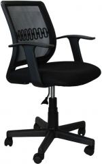 Компьютерное кресло Бит-T ткань-сетка черная