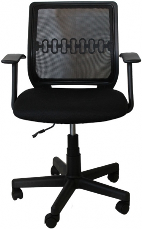 Компьютерное кресло Бит-T ткань-сетка черная