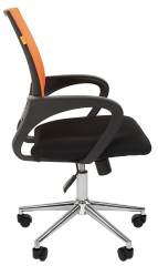Компьютерное кресло Chairman 696 хром оранжевая сетка