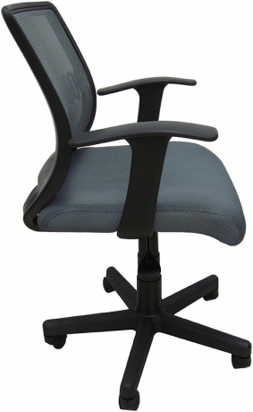 Компьютерное кресло Бит-T ткань-сетка серая