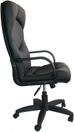 Кресло офисное Гермес Стандарт экокожа черная