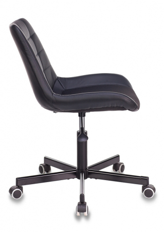 Кресло офисное Бюрократ CH-350M черный текстиль/экокожа