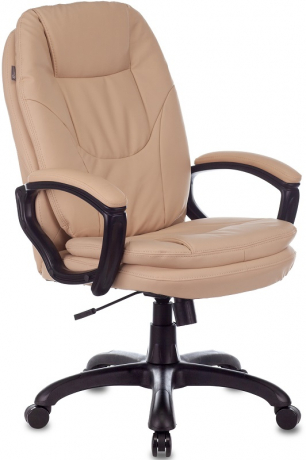 Кресло руководителя Бюрократ CH-868N бежевый экокожа