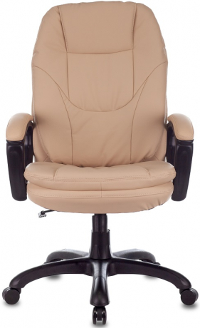 Кресло руководителя Бюрократ CH-868N бежевый экокожа
