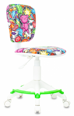 Детское компьютерное кресло Бюрократ CH-W204/F мультиколор маскарад