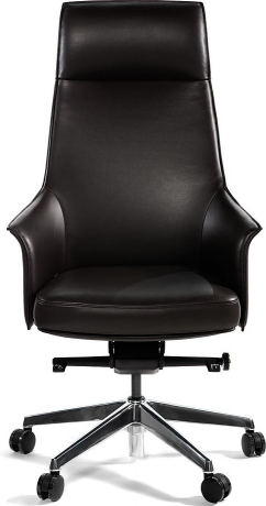 Кресло руководителя Norden Бордо темно-коричневая экокожа
