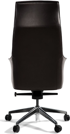 Кресло руководителя Norden Бордо темно-коричневая экокожа