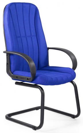 Конференц-кресло UTFC Альтаир В/п пластик 727 сетка темно-синий