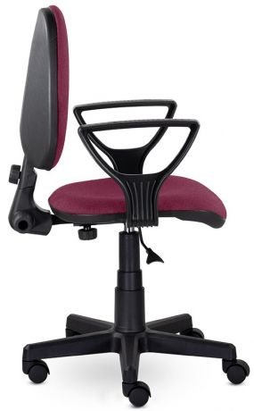 Компьютерное кресло UTFC Метро Гольф пластик ткань бордовый