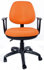 Компьютерное кресло Поло FreeStyle Соната ткань-сетка оранжевая