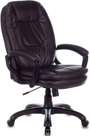 Кресло руководителя Бюрократ CH-868N темно-коричневый экокожа