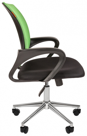 Компьютерное кресло Chairman 696 хром зеленая сетка