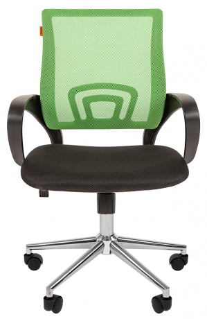Компьютерное кресло Chairman 696 хром зеленая сетка