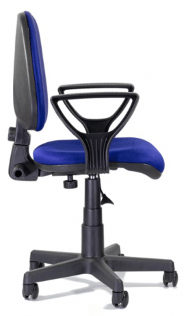 Компьютерное кресло UTFC Метро Гольф пластик ткань черно-синий