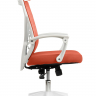 Кресло Riva Chair OLIVER оранжевый (белый пластик)