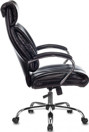 Кресло руководителя Бюрократ T-9904NSL черный экокожа