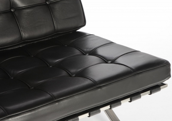 Диван офисный Everprof Barcelona 3 экокожа черная