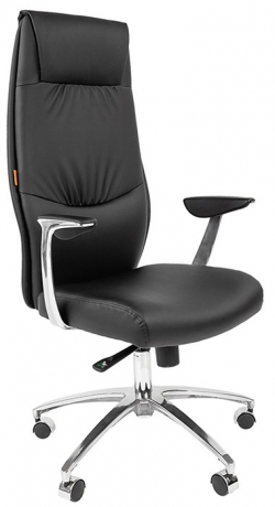 Офисное кресло руководителя Chairman VISTA эко черный