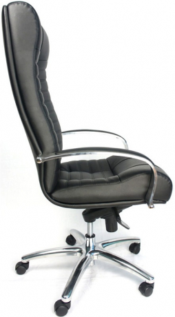 Офисное кресло руководителя Everprof Atlant AL M кожа черная
