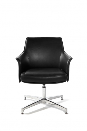 Конференц-кресло Norden Бордо CF черная кожа