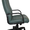 Кресло офисное Атлант Стандарт кожа зелёная