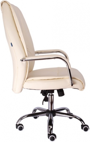 Кресло руководителя Everprof Kent TM экокожа кремовая