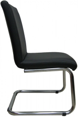 Стул офисный Евростиль 250 (стул сбербанк) экокожа черная