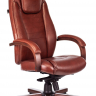 Офисное кресло руководителя Бюрократ T-9923Walnut светло-коричневый Leather Eichel