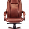Офисное кресло руководителя Бюрократ T-9923Walnut светло-коричневый Leather Eichel