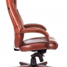Офисное кресло руководителя Бюрократ T-9923Walnut светло-коричневый Leather Eichel