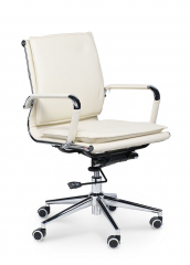 Кресло офисное Norden Харман LB слоновая кость экокожа